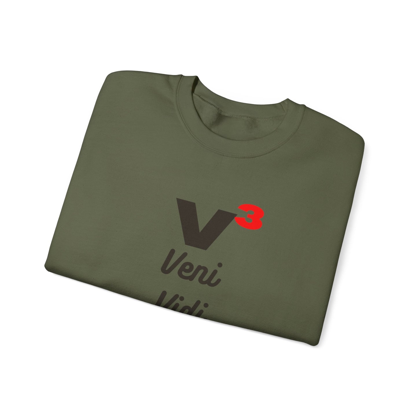 Veni, Vidi, Vici | V-Cubed | Unisex Heavy Blend Crewneck Sweatshirt