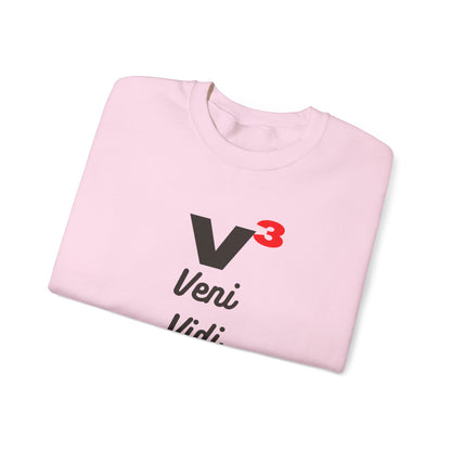 Veni, Vidi, Vici | V-Cubed | Unisex Heavy Blend Crewneck Sweatshirt