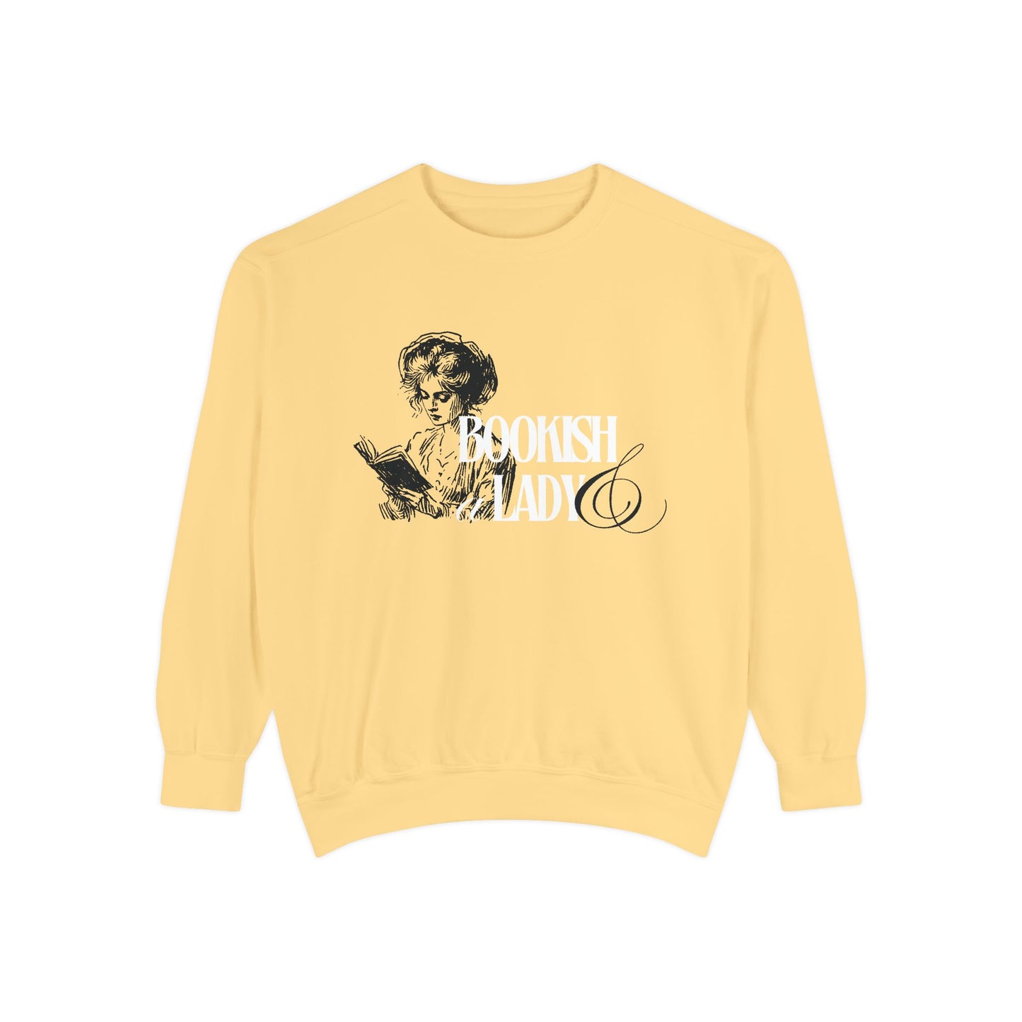 Bookish & A Lady | Garment Dyed Sweatshirt