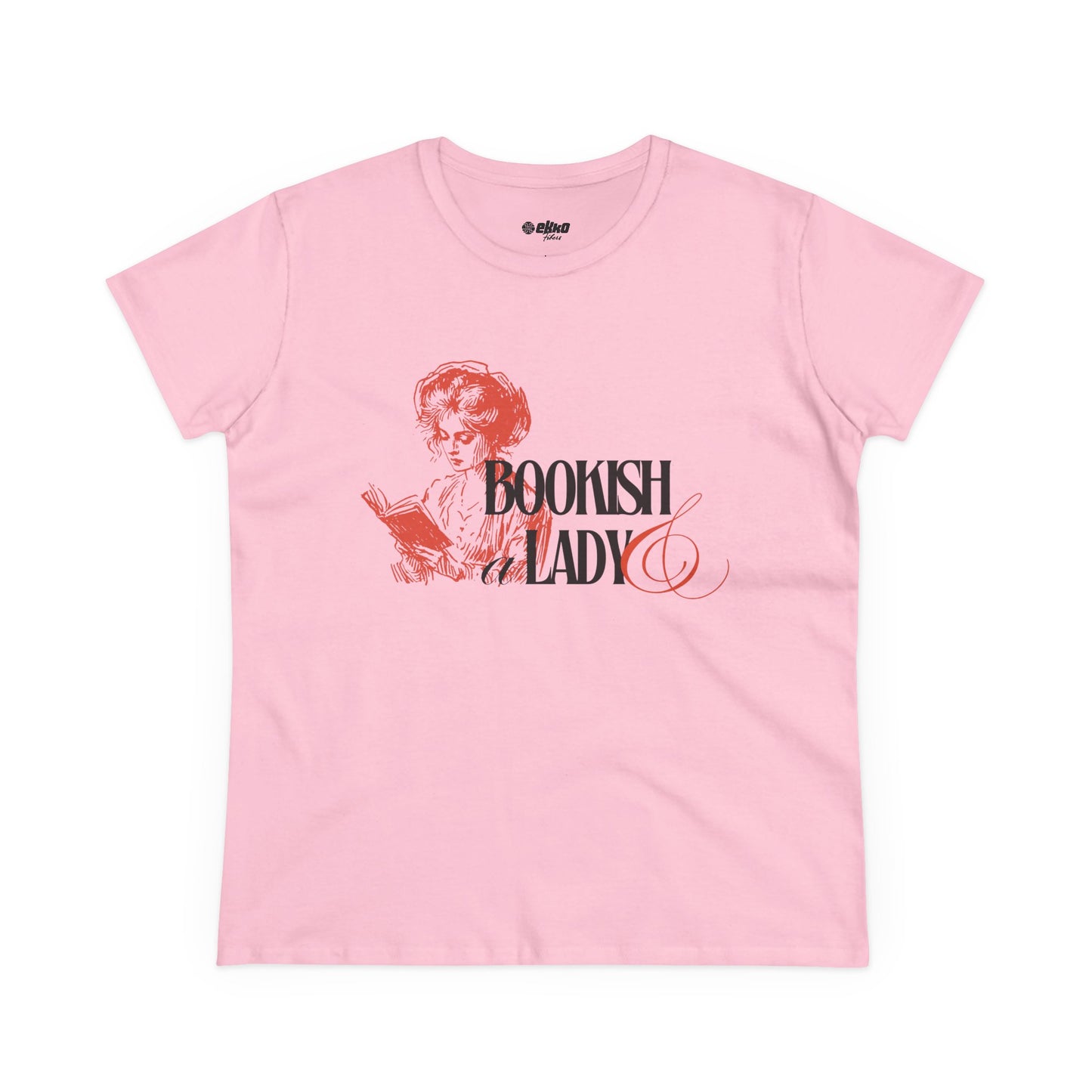 Bookish & A Lady | Women's MIdweight Graphic Tee