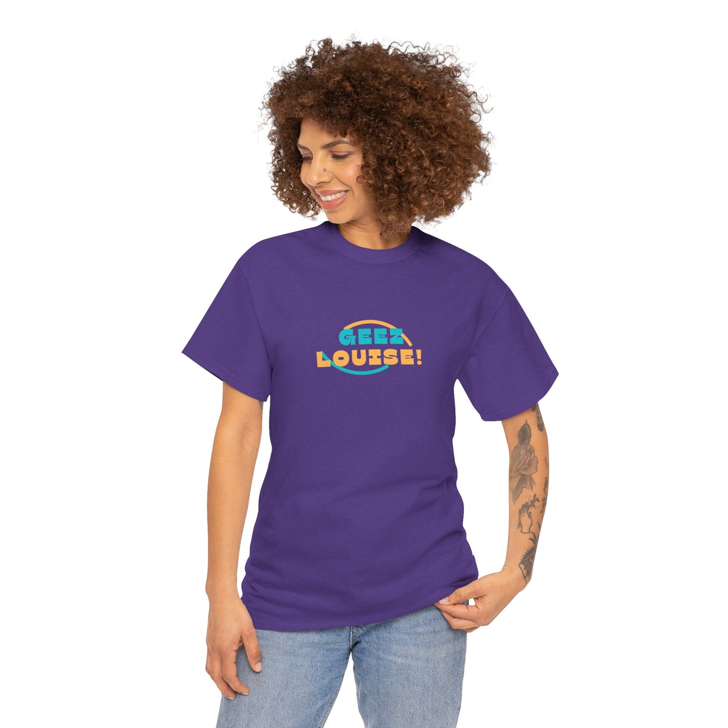 Geez Louise - Unisex Heavy Cotton Graphic Tee