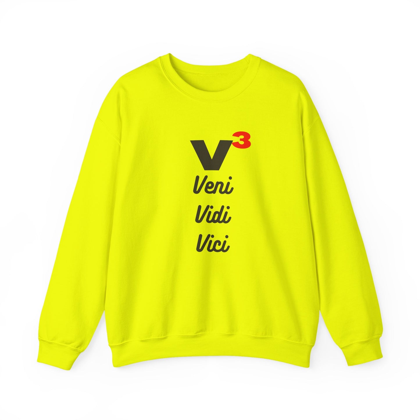 Veni, Vidi, Vici | V-Cubed | Unisex Heavy Blend Crewneck Sweatshirt