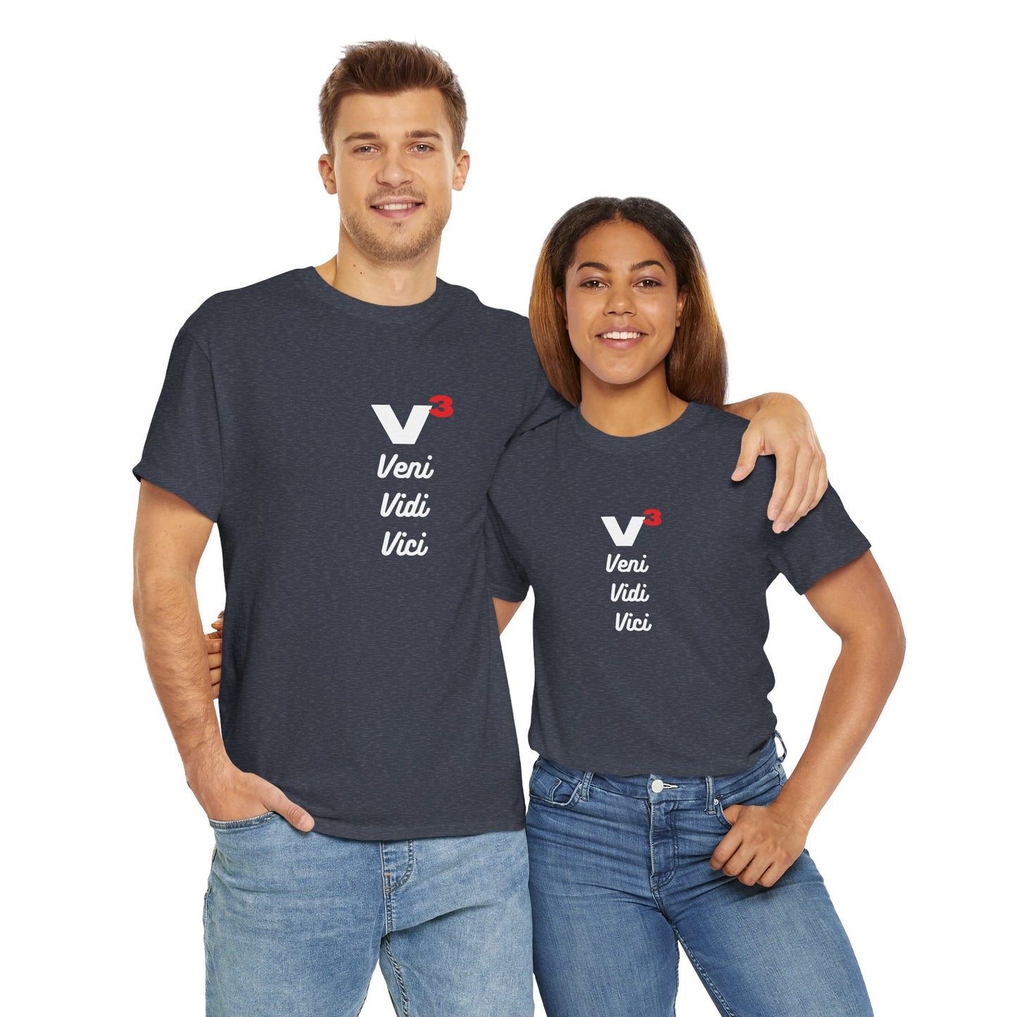 Veni, Vidi, Vici | V-Cubed | Unisex Heavy Cotton Graphic Tee