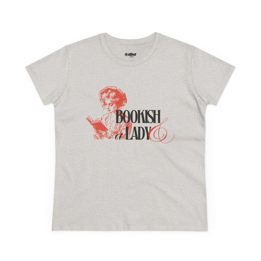 Bookish & A Lady | Women's MIdweight Graphic Tee