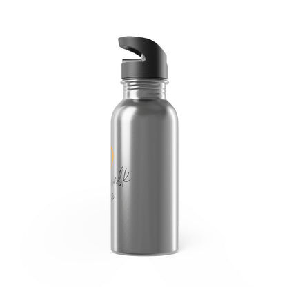 Never Walk Alone - Stainless Steel Water Bottle With Straw, 20oz