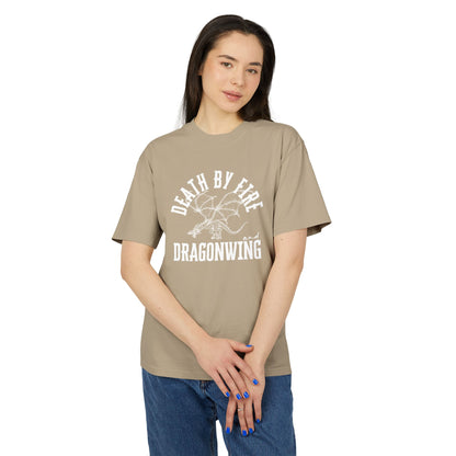 Death By Fire & Dragonwing | Unisex Heavy Faded Tee