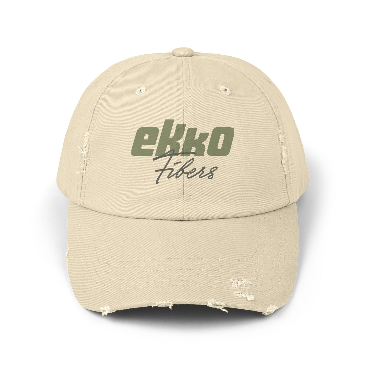 Ekko Fibers - Unisex Distressed Cap