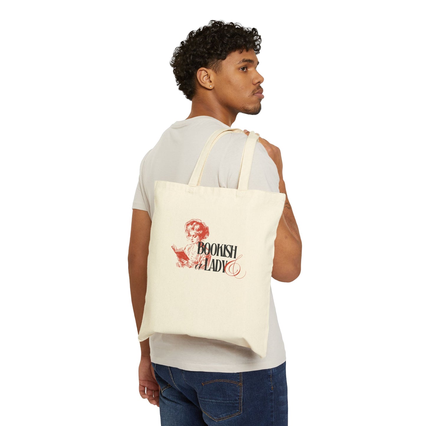 Bookish & A Lady | Cotton Canvas Tote Bag