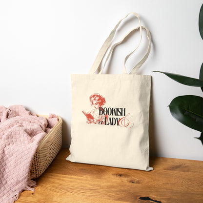 Bookish & A Lady | Cotton Canvas Tote Bag