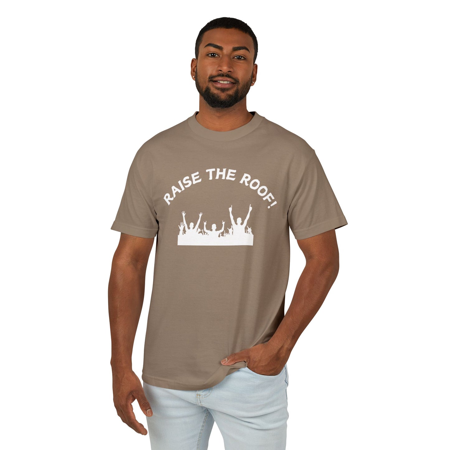 Raise the Roof - Unisex Garment-Dyed Heavyweight Cotton Tee