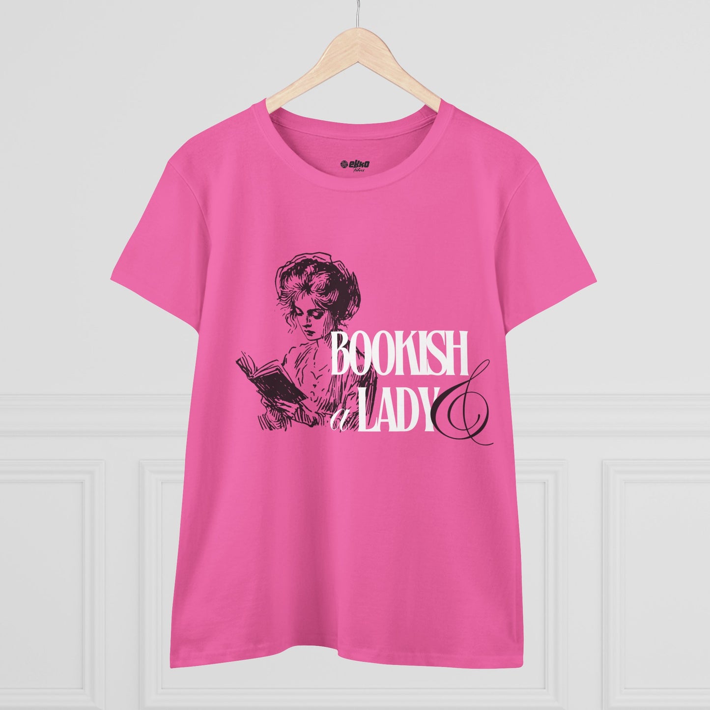 Bookish & A Lady | Women's MIdweight Graphic Tee