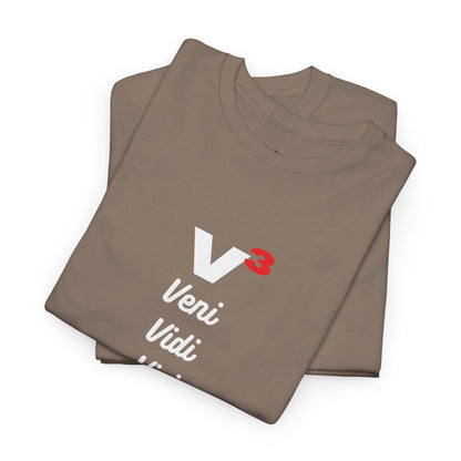Veni, Vidi, Vici | V-Cubed | Unisex Heavy Cotton Graphic Tee