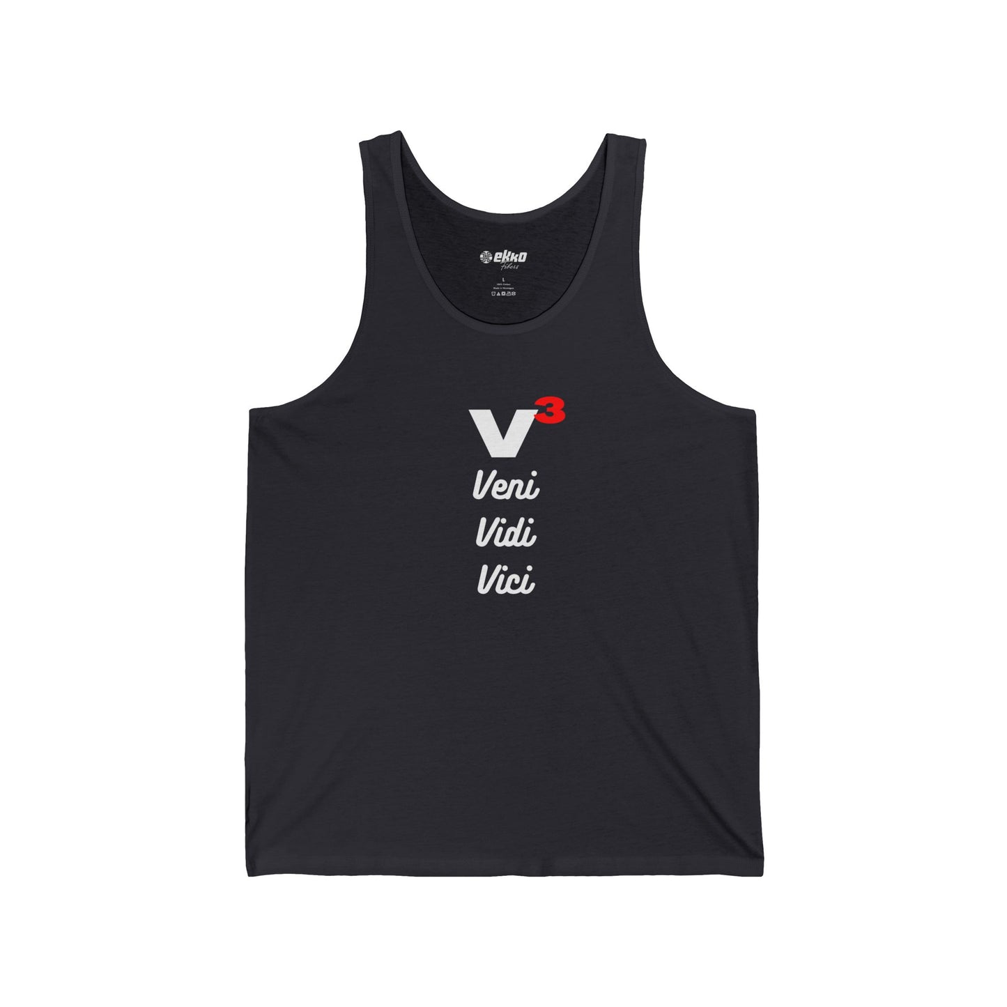 Veni, Vidi, Vici | V-Cubed | Unisex Tank
