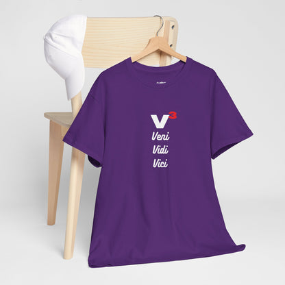 Veni, Vidi, Vici | V-Cubed | Unisex Heavy Cotton Graphic Tee