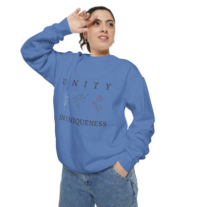 Unity in Uniqueness | Garment Dyed Sweatshirt