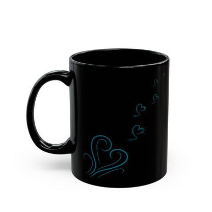 Campfire Soul Healing Black Mug | Blue | Ceramic Mug | 11 oz