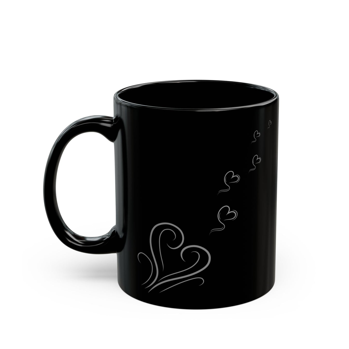 Campfire Soul Healing Black Mug | White | Ceramic Mug | 11 oz