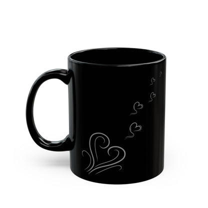Campfire Soul Healing Black Mug | White | Ceramic Mug | 11 oz