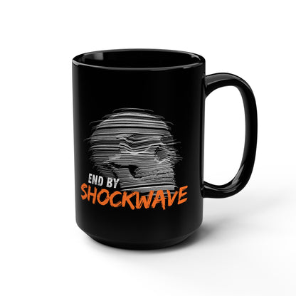 End by Shockwave - Black Mug, 15oz