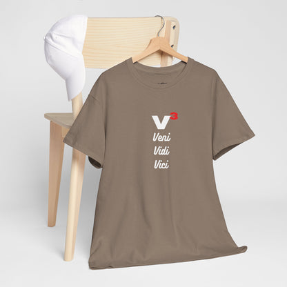 Veni, Vidi, Vici | V-Cubed | Unisex Heavy Cotton Graphic Tee