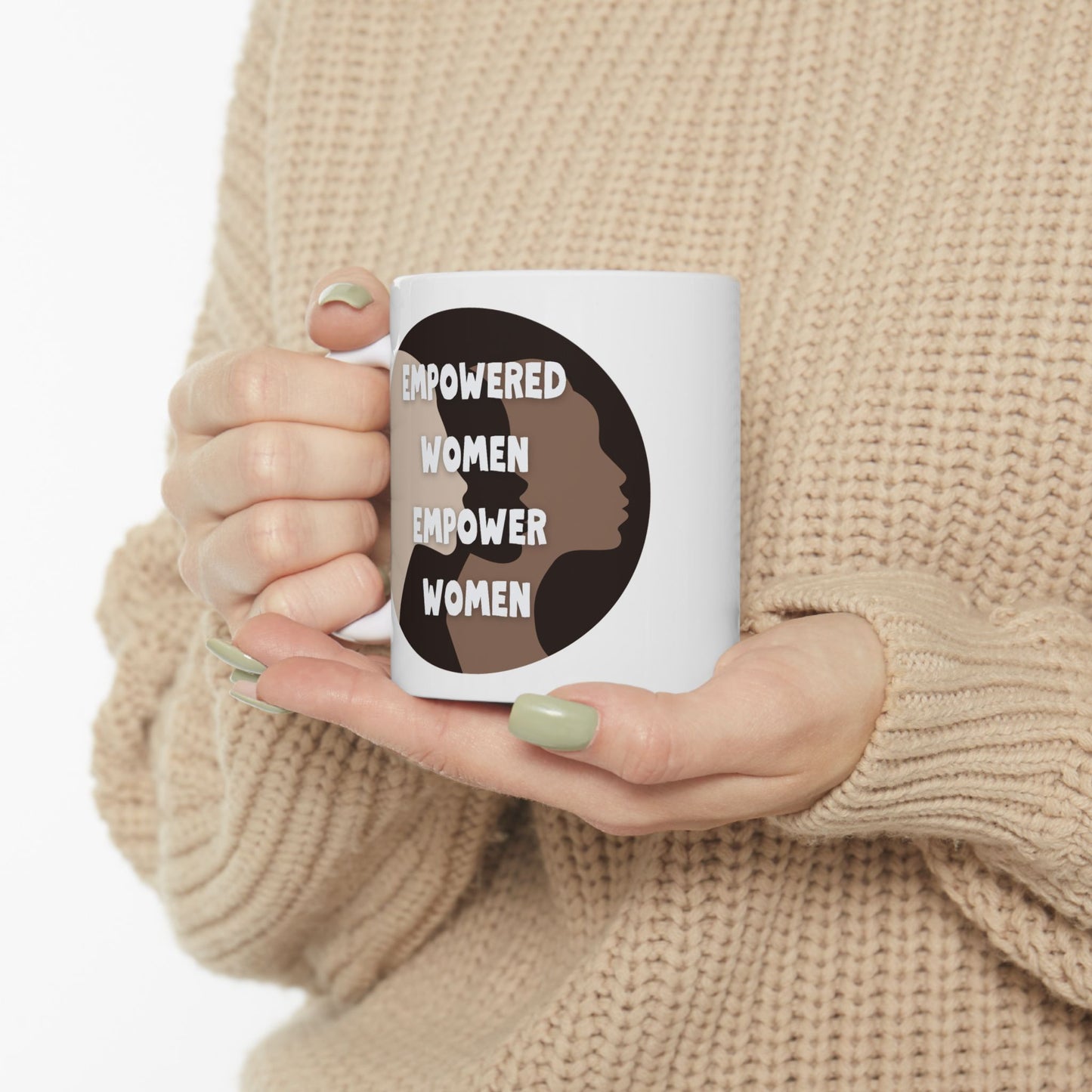 Empowered Women V2 - Ceramic Mug, 11oz