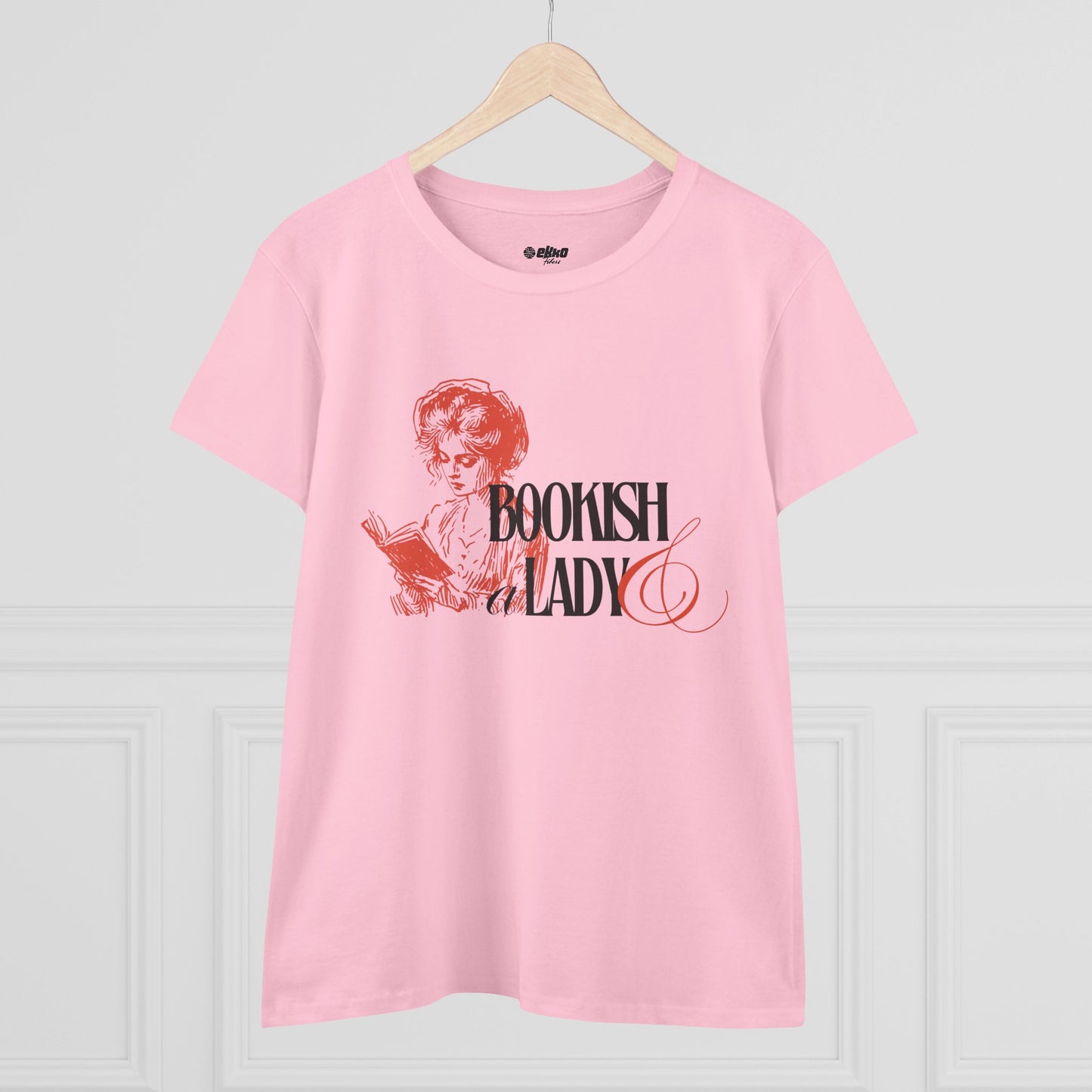Bookish & A Lady | Women's MIdweight Graphic Tee