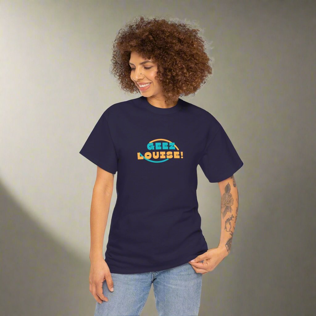 Geez Louise - Unisex Heavy Cotton Graphic Tee