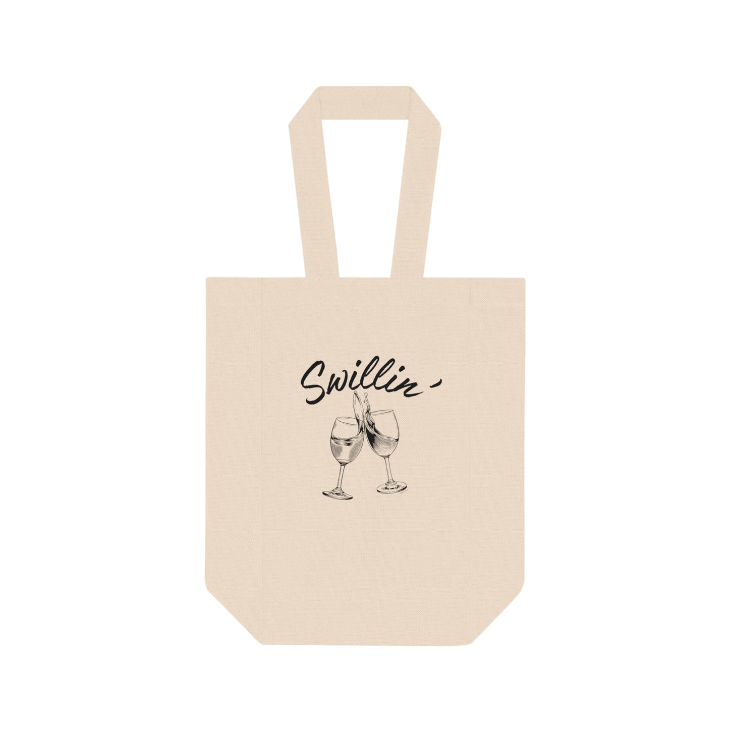 Swillin' - Double Wine Tote Bag