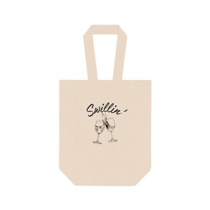 Swillin' - Double Wine Tote Bag