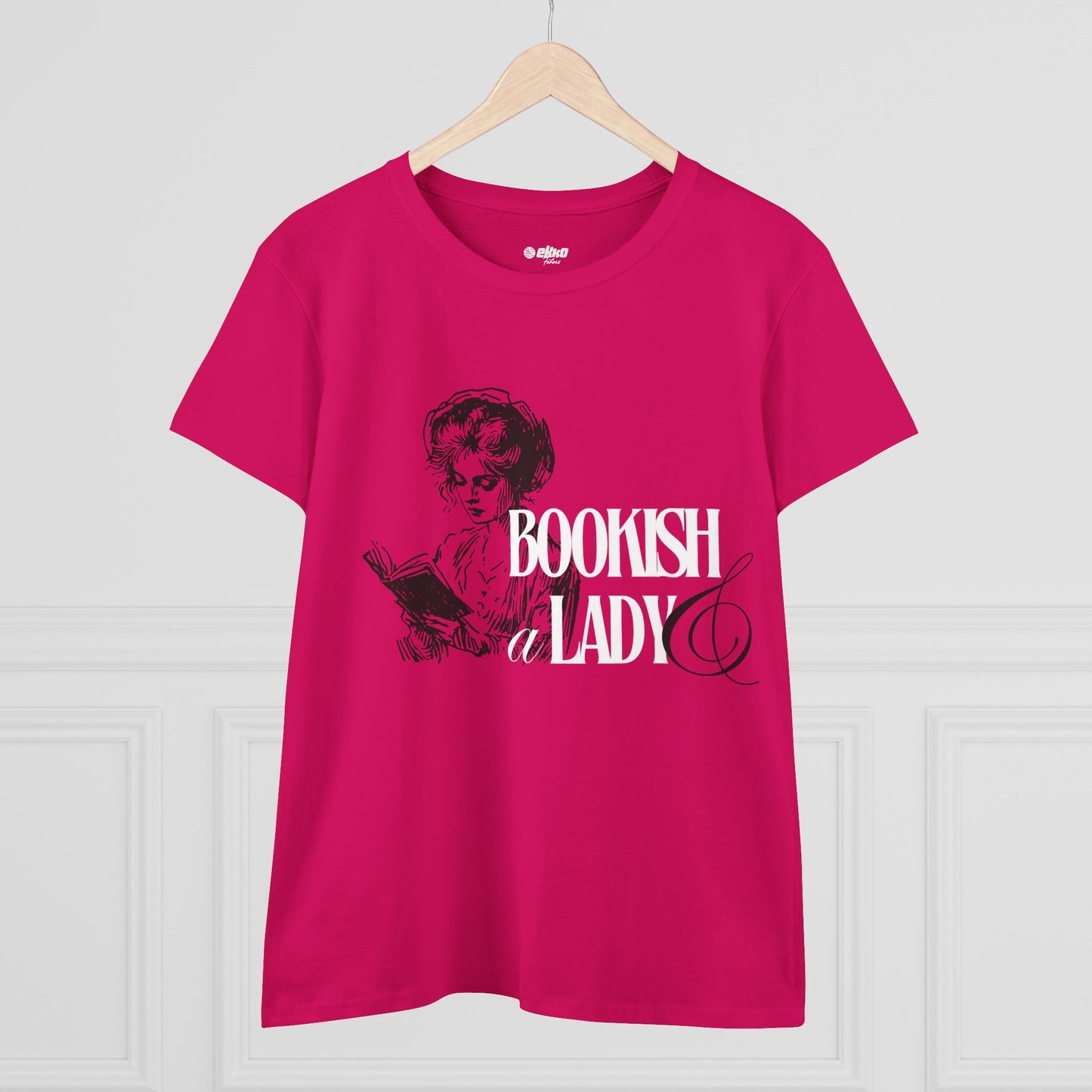 Bookish & A Lady | Women's MIdweight Graphic Tee