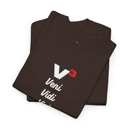 Veni, Vidi, Vici | V-Cubed | Unisex Heavy Cotton Graphic Tee