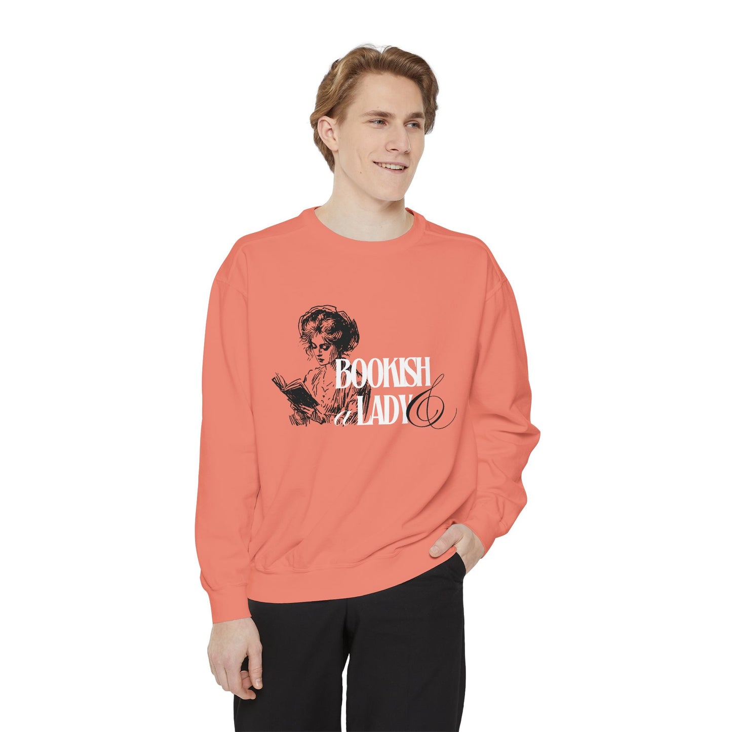 Bookish & A Lady | Garment Dyed Sweatshirt