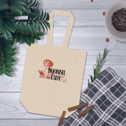 Bookish & A Lady - Double Wine Tote Bag