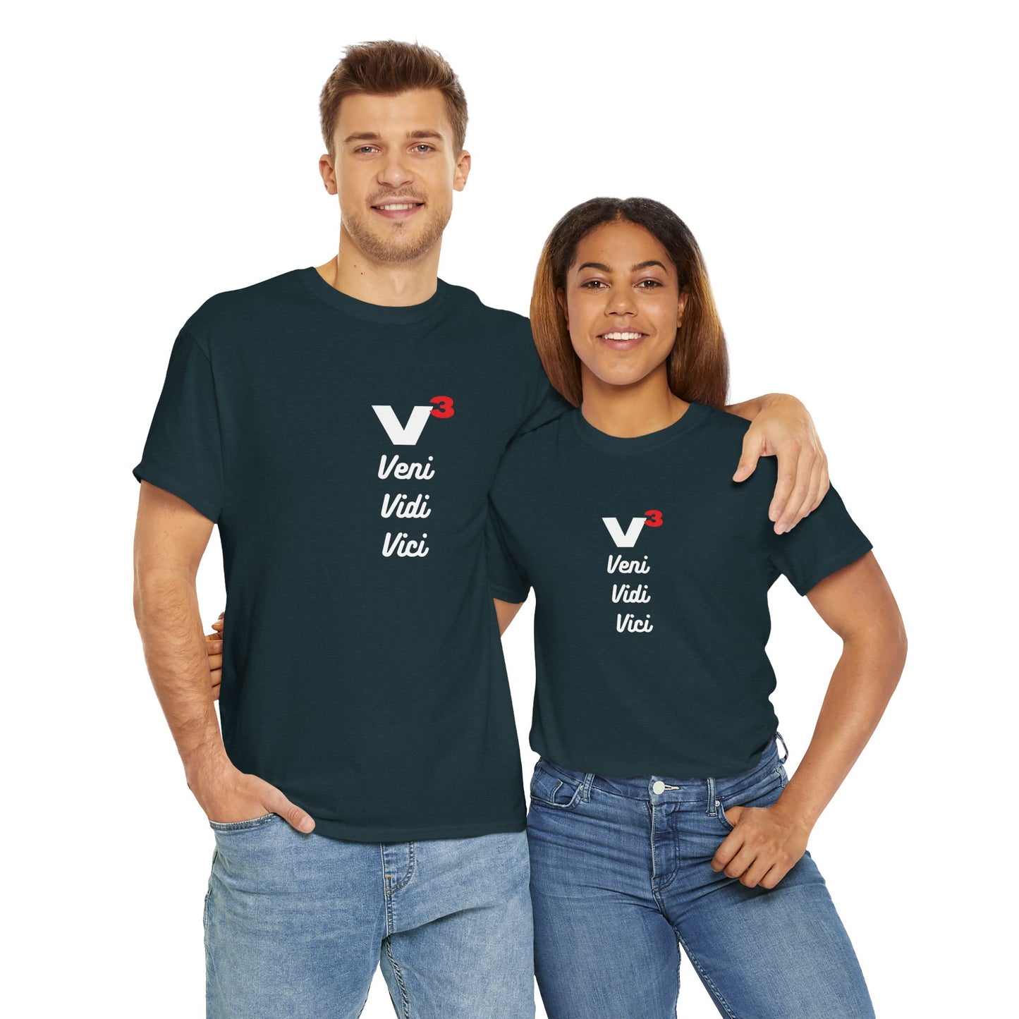 Veni, Vidi, Vici | V-Cubed | Unisex Heavy Cotton Graphic Tee