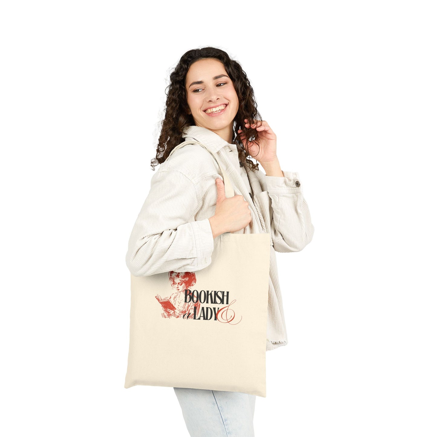Bookish & A Lady | Cotton Canvas Tote Bag