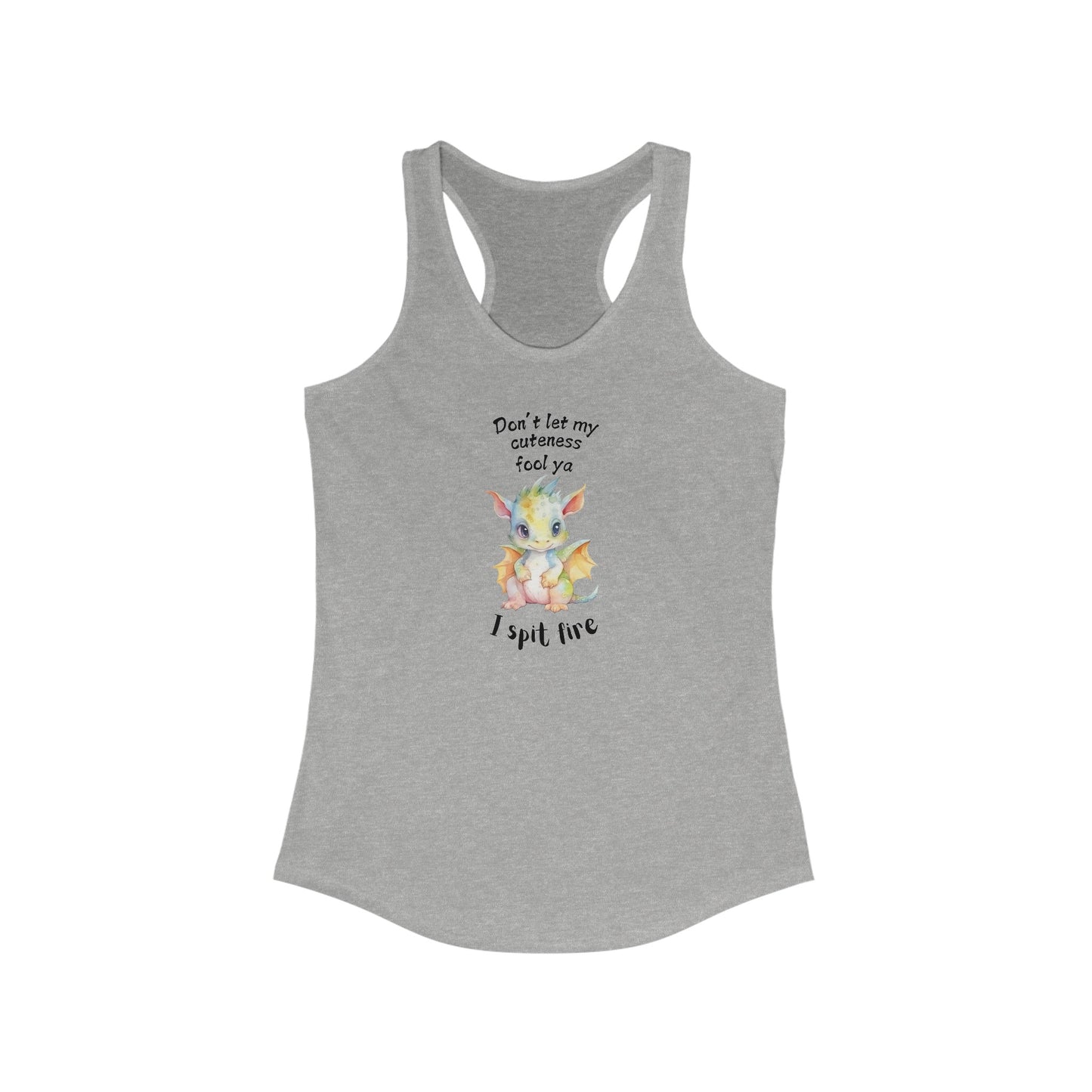 Cuteness Fooled - Women's Ideal Racerback Tank