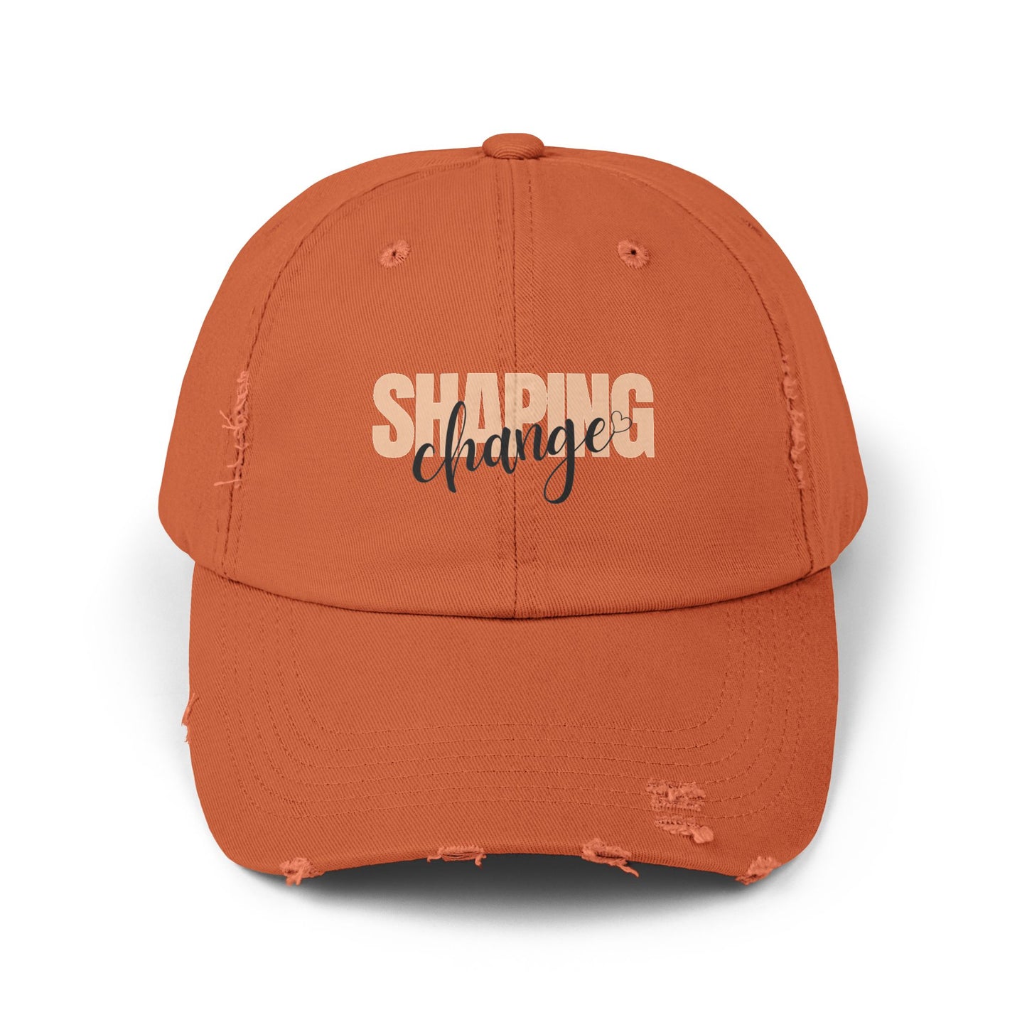 Shaping Change | Unisex Distressed Cap