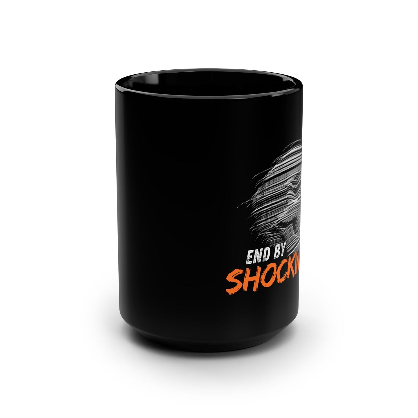 End by Shockwave - Black Mug, 15oz