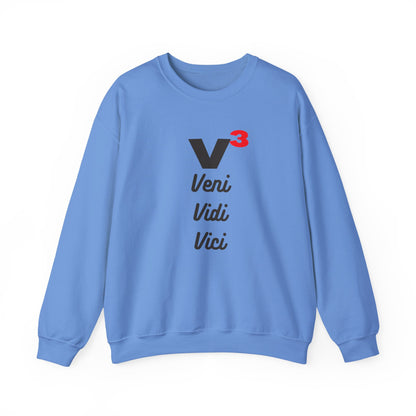 Veni, Vidi, Vici | V-Cubed | Unisex Heavy Blend Crewneck Sweatshirt