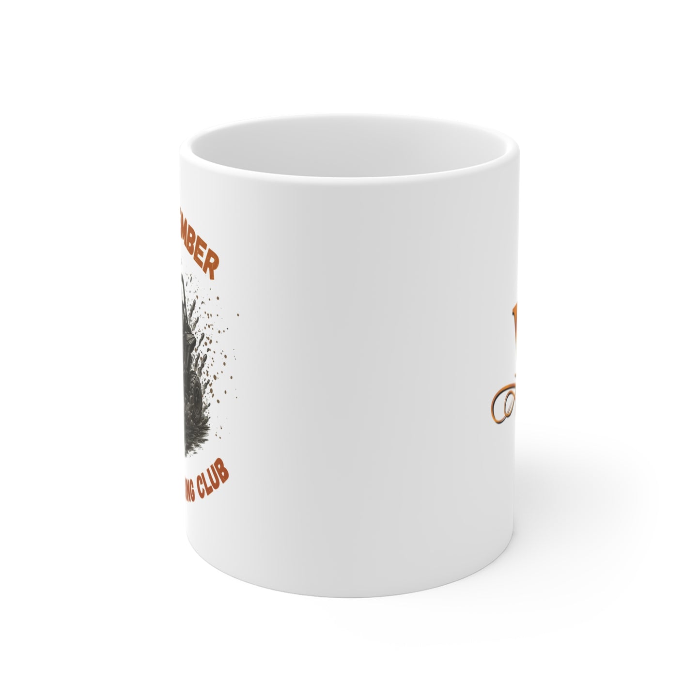 VIP Daytime Drinking Club Mug | Side-by-Side Image | White Ceramic Mug | 11 oz