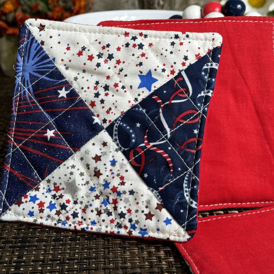 Original Coasters - Patriotic 4 pack - Stars & Fireworks