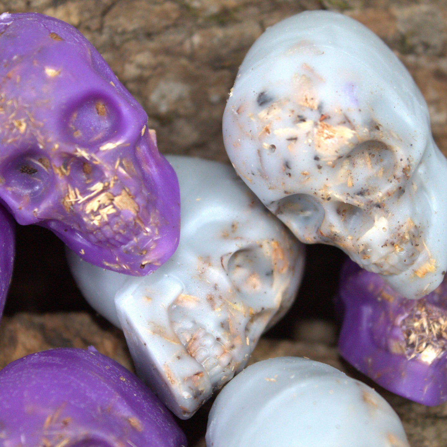 Fire Starter Skulls (Soy & Beeswax Blend) - Multicolor