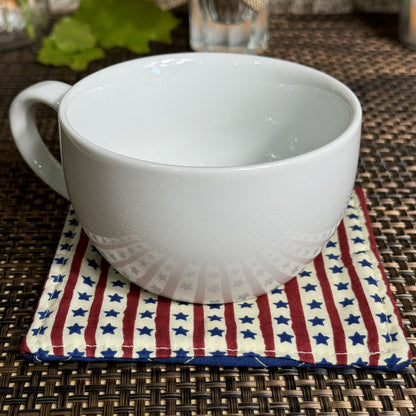 Original Coasters - Patriotic 4 pack - Big Stars & Triangles