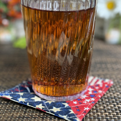 Original Coasters - Patriotic 4 pack - Stars/Stripes/Fireworks