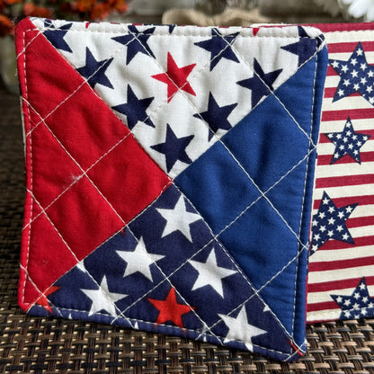 Original Coasters - Patriotic 4 pack - Stars/Triangles