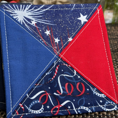 Original Coasters - Patriotic 1 pack - Fireworks/Triangles