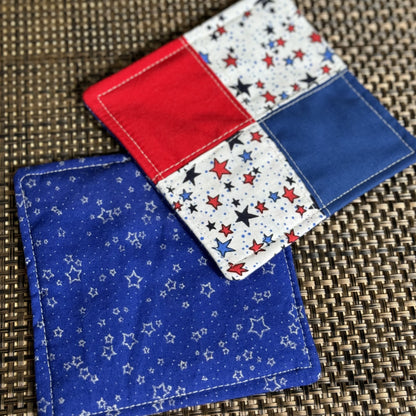 Original Coasters - Patriotic 2 pack - Stars/Blocks