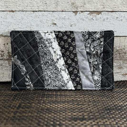 XL Coasters - Upcycled 1 Pack - Black/White Combo