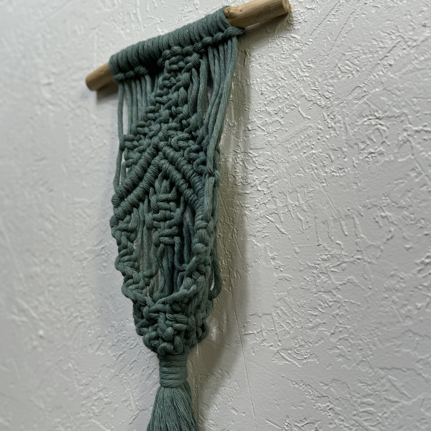 Macrame | Air Plant Hanger | Sage Green Bars