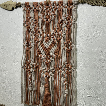 Macrame | Arrow with Peach and Beige